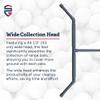 Standard Golf Range Ball Pusher | Efficient Cleanup for Practice Areas | Wide Head & Durable PVC Design view 4