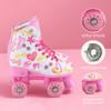 Barbie Roller Skates for Girls - Adjustable Sizes 12-2, Glitter Wheels, ABEC 5 Bearings - Durable PVC Material, Foam Shoe Lining - Perfect for Active Fun and Adventures view 2