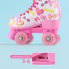 Barbie Roller Skates for Girls - Adjustable Sizes 12-2, Glitter Wheels, ABEC 5 Bearings - Durable PVC Material, Foam Shoe Lining - Perfect for Active Fun and Adventures view 3