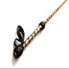 Genuine Leather Handcrafted Riding Crop - 20" or 29" Riding Accessory - Premium and Gentle Crops for Horses (Black and Gold, 29 Inches) view 3