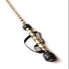 Genuine Leather Handcrafted Riding Crop - 20" or 29" Riding Accessory - Premium and Gentle Crops for Horses (Black and Gold, 29 Inches) view 4