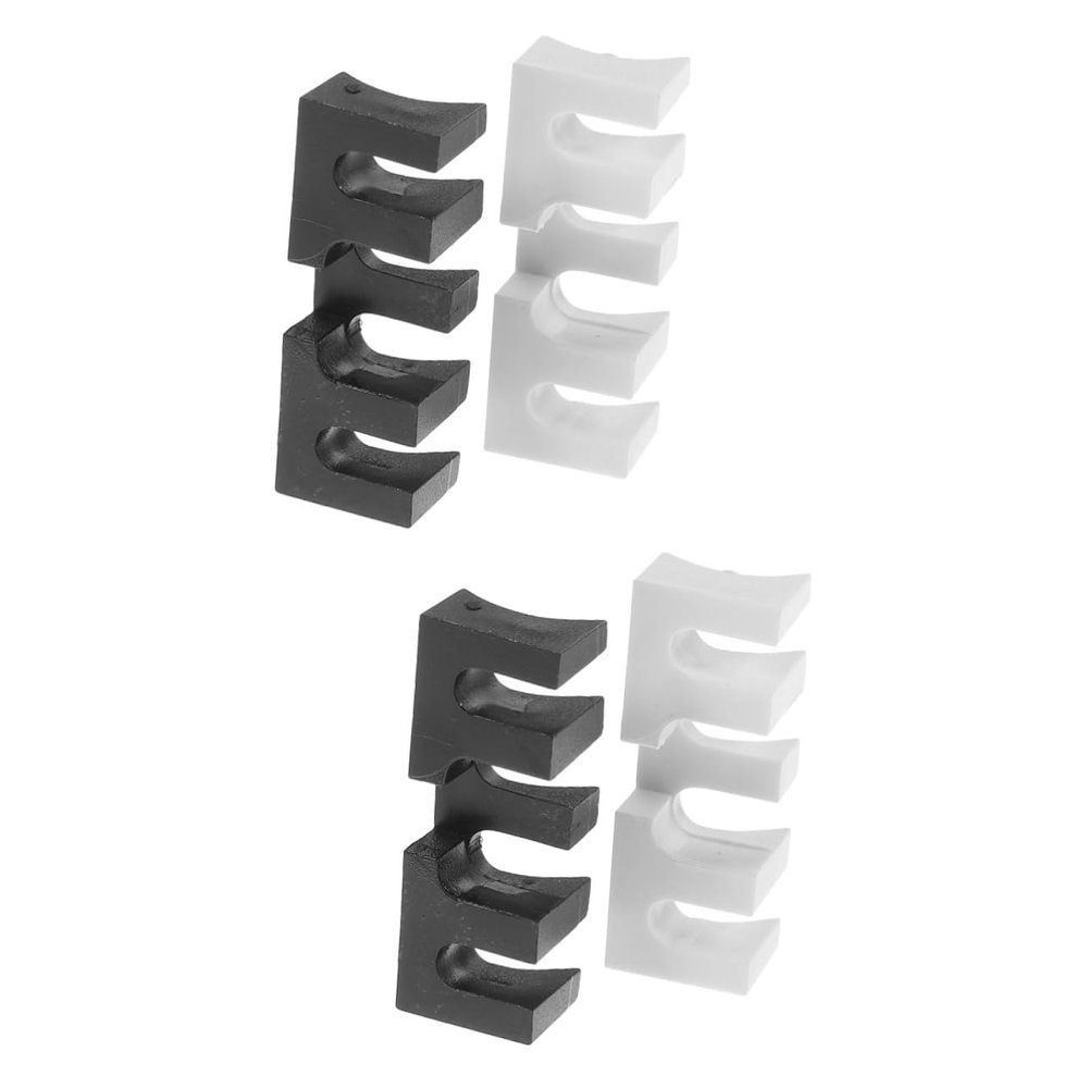 Sosoport 4pcs Badminton Racket Stringing Load Spreader Tool Kit for Rackets Stringing Machine Adapters Thread Load Reducers