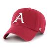 47 Arkansas Razorbacks Red Clean Up Adjustable Cap - NCAA Relaxed Fit Baseball Dad Hat view 1