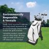 Standard Golf Club Bag Stand | Foldable Design with Integrated Cup Holder | Eco-Friendly & Weather-Resistant view 3