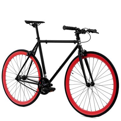 Golden Cycles Fixed Gear Single Speed Bike - Perfect Urban Commuter Bicycle with Front and Rear Brakes - Ideal for Teens and Adults - The Bike Comes in Different Sizes (41cm, Viper)