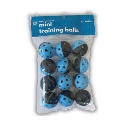 Applied Vision Sports Plastic Training Mini Baseballs.