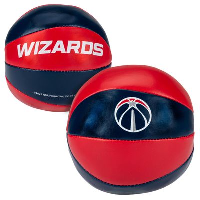 Franklin Sports NBA Washington Wizards Toy Basketballs - 2 Pack of Kids Soft Mini Basketballs for Over The Door + Indoor Hoops - NBA Fan Shop Kids Soft Toy Balls - (2) Mini Balls Included