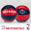 Franklin Sports NBA Washington Wizards Toy Basketballs - 2 Pack of Kids Soft Mini Basketballs for Over The Door + Indoor Hoops - NBA Fan Shop Kids Soft Toy Balls - (2) Mini Balls Included view 2