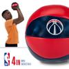 Franklin Sports NBA Washington Wizards Toy Basketballs - 2 Pack of Kids Soft Mini Basketballs for Over The Door + Indoor Hoops - NBA Fan Shop Kids Soft Toy Balls - (2) Mini Balls Included view 3