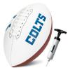 Franklin Sports NFL Indianapolis Colts Autograph Football - Official Size White Panel Souvenir Football for Autographs + Signatures - NFL Team Fan Shop Memorabilia Ball for Display view 1