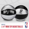 Franklin Sports NBA San Antonio Spurs Toy Basketballs - 2 Pack of Kids Soft Mini Basketballs for Over The Door + Indoor Hoops - NBA Fan Shop Kids Soft Toy Balls - (2) Mini Balls Included view 2