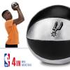 Franklin Sports NBA San Antonio Spurs Toy Basketballs - 2 Pack of Kids Soft Mini Basketballs for Over The Door + Indoor Hoops - NBA Fan Shop Kids Soft Toy Balls - (2) Mini Balls Included view 3
