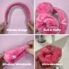 Drip Eraser by The Original Makeup Eraser, Absorbent Headband and Wristbands Collect Water During Face Washing, 3 Piece Spa Set, One Size Fits Most, Original Pink view 4