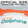 Franklin Sports NFL Miami Dolphins Autograph Football - Official Size White Panel Souvenir Football for Autographs + Signatures - NFL Team Fan Shop Memorabilia Ball for Display view 4