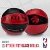 Franklin Sports NBA Toronto Raptors Toy Basketballs - 2 Pack of Kids Soft Mini Basketballs for Over the Door + Indoor Hoops - NBA Fan Shop Kids Soft Toy Balls - (2) Mini Balls Included view 2
