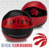 Franklin Sports NBA Toronto Raptors Toy Basketballs - 2 Pack of Kids Soft Mini Basketballs for Over the Door + Indoor Hoops - NBA Fan Shop Kids Soft Toy Balls - (2) Mini Balls Included view 4