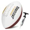 Franklin Sports NFL Jacksonville Jaguars Autograph Football - Official Size White Panel Souvenir Football for Autographs + Signatures - NFL Team Fan Shop Memorabilia Ball for Display view 1