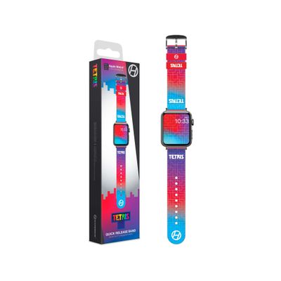 Hyperkin Official Tetris Quick Release Watch Band for Smartwatch/Traditional Watches (Hyper Gradient)