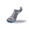 Fish Monkey SM200 Lightweight Tab - No Show Moisture Wicking - Ventilated Merino Wool Arch Compression Cushioned Heel for Men and Women (Light Grey - XLarge) view 2