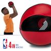 Franklin Sports NBA Portland Trail Blazers Toy Basketballs - 2 Pack of Kids Soft Mini Basketballs for Over the Door + Indoor Hoops - NBA Fan Shop Kids Soft Toy Balls - (2) Mini Balls Included view 3