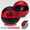 Franklin Sports NBA Portland Trail Blazers Toy Basketballs - 2 Pack of Kids Soft Mini Basketballs for Over the Door + Indoor Hoops - NBA Fan Shop Kids Soft Toy Balls - (2) Mini Balls Included view 4