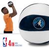 Franklin Sports NBA Minnesota Timberwolves Toy Basketballs - 2 Pack of Kids Soft Mini Basketballs for Over the Door + Indoor Hoops - NBA Fan Shop Kids Soft Toy Balls - (2) Mini Balls Included view 3