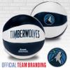 Franklin Sports NBA Minnesota Timberwolves Toy Basketballs - 2 Pack of Kids Soft Mini Basketballs for Over the Door + Indoor Hoops - NBA Fan Shop Kids Soft Toy Balls - (2) Mini Balls Included view 4