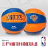 Franklin Sports NBA New York Knicks Toy Basketballs - 2 Pack of Kids Soft Mini Basketballs for Over the Door + Indoor Hoops - NBA Fan Shop Kids Soft Toy Balls - (2) Mini Balls Included view 2