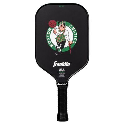 Franklin Sports NBA Boston Celtics Pickleball Paddle - Official NBA Team Rackets - USAP (USAPA) Approved Premium Quality Pickleball Paddles - Authentic Team Logos + Colors