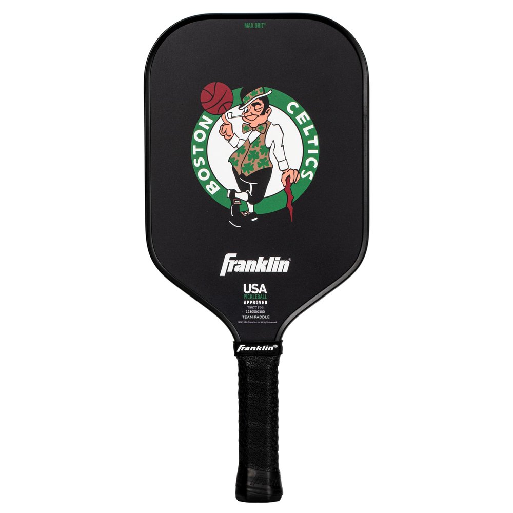 Franklin Sports NBA Boston Celtics Pickleball Paddle - Official NBA Team Rackets - USAP (USAPA) Approved Premium Quality Pickleball Paddles - Authentic Team Logos + Colors