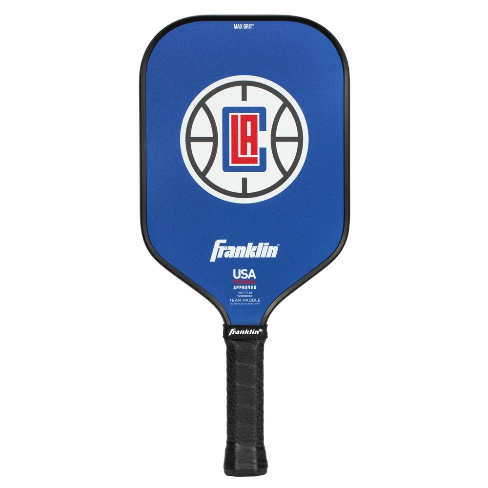 Franklin Sports NBA Los Angeles Clippers Pickleball Paddle - Official NBA Team Rackets - USAP (USAPA) Approved Premium Quality Pickleball Paddles - Authentic Team Logos + Colors