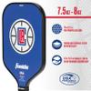 Franklin Sports NBA Los Angeles Clippers Pickleball Paddle - Official NBA Team Rackets - USAP (USAPA) Approved Premium Quality Pickleball Paddles - Authentic Team Logos + Colors view 3
