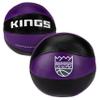 Franklin Sports NBA Sacramento Kings Toy Basketballs - 2 Pack of Kids Soft Mini Basketballs for Over the Door + Indoor Hoops - NBA Fan Shop Kids Soft Toy Balls - (2) Mini Balls Included view 1