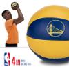 Franklin Sports NBA Golden State Warriors Toy Basketballs - 2 Pack of Kids Soft Mini Basketballs for Over the Door + Indoor Hoops - NBA Fan Shop Kids Soft Toy Balls - (2) Mini Balls Included view 3
