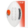 Franklin Sports NFL Cleveland Browns Autograph Football - Official Size White Panel Souvenir Football for Autographs + Signatures - NFL Team Fan Shop Memorabilia Ball for Display view 2