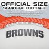 Franklin Sports NFL Cleveland Browns Autograph Football - Official Size White Panel Souvenir Football for Autographs + Signatures - NFL Team Fan Shop Memorabilia Ball for Display view 4