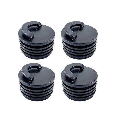 UNKOMN Marine Hardware 8PCS Universal 40mm Black Rubber Drain Holes Plugs Scupper Stopper Bungs Drainage Kayaks Marine Boat Rafting Dinghy Canoe Raft