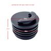 UNKOMN Marine Hardware 8PCS Universal 40mm Black Rubber Drain Holes Plugs Scupper Stopper Bungs Drainage Kayaks Marine Boat Rafting Dinghy Canoe Raft view 2