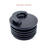 UNKOMN Marine Hardware 8PCS Universal 40mm Black Rubber Drain Holes Plugs Scupper Stopper Bungs Drainage Kayaks Marine Boat Rafting Dinghy Canoe Raft view 4