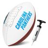 Franklin Sports NFL Carolina Panthers Autograph Football - Official Size White Panel Souvenir Football for Autographs + Signatures - NFL Team Fan Shop Memorabilia Ball for Display view 1