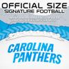 Franklin Sports NFL Carolina Panthers Autograph Football - Official Size White Panel Souvenir Football for Autographs + Signatures - NFL Team Fan Shop Memorabilia Ball for Display view 4