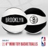 Franklin Sports NBA Brooklyn Nets Toy Basketballs - 2 Pack of Kids Soft Mini Basketballs for Over The Door + Indoor Hoops - NBA Fan Shop Kids Soft Toy Balls - (2) Mini Balls Included view 2