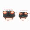 UNKOMN Marine Hardware Composite Material Cam Cleat with Ball Bearings Carbo Cam Kit Rope Fairlead (Color : Large) view 2