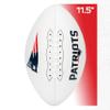 Franklin Sports NFL New England Patriots Autograph Football - Official Size White Panel Souvenir Football for Autographs + Signatures - NFL Team Fan Shop Memorabilia Ball for Display view 2