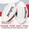 Franklin Sports NFL New England Patriots Autograph Football - Official Size White Panel Souvenir Football for Autographs + Signatures - NFL Team Fan Shop Memorabilia Ball for Display view 3