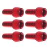 6X Bike Stem Screws Bolts, Bicycle Stem Bolts, Bike Stem Replacement Screws, Premium Bicycle Disc Brake Screw, for Mountain Bike Cycling, Red view 1