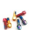 6X Bike Stem Screws Bolts, Bicycle Stem Bolts, Bike Stem Replacement Screws, Premium Bicycle Disc Brake Screw, for Mountain Bike Cycling, Red view 2