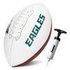 Franklin Sports NFL Philadelphia Eagles Autograph Football - Official Size White Panel Souvenir Football for Autographs + Signatures - NFL Team Fan Shop Memorabilia Ball for Display view 1