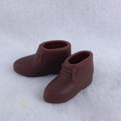 3cm Long 1/12 Scale Soldier Accessories SHF Hollow Canvas Shoes F 6" Male (Brown)
