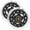 BESPORTBLE 2pcs Pu Transparent Roller Skate Wheels Outdoor Replacement Wheels for Smooth Skating Quiet Design for Safety and Stability for Boys and Girls and Adults view 1